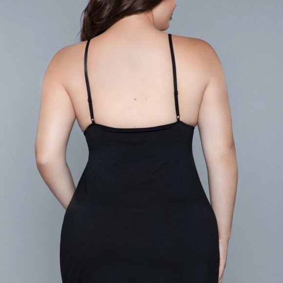 Black Lace Chemise Size Small - Picture 3 of 3